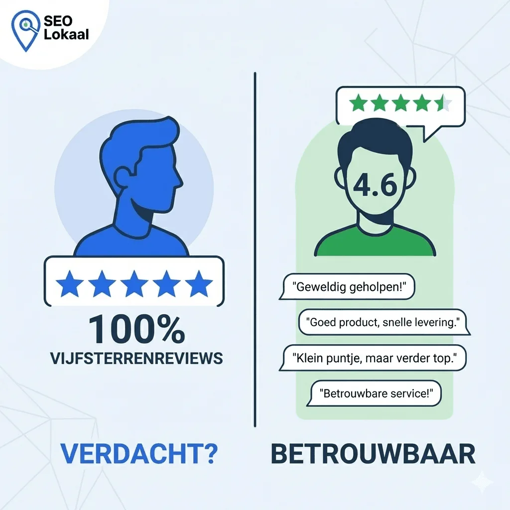 5 sterren reviewscore minder goed dan 4.7