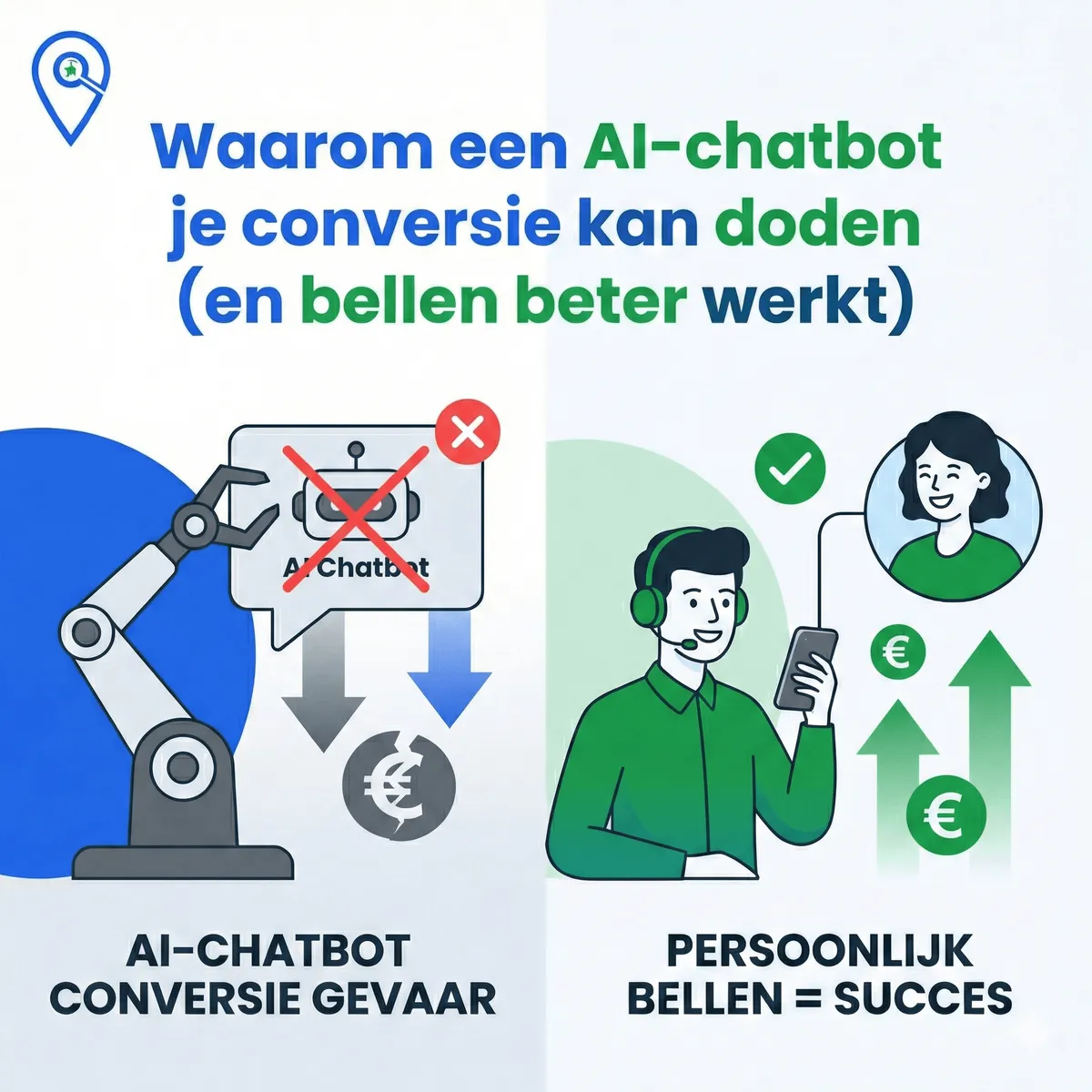 Waarom een AI-chatbot je conversie kan doden (en bellen beter werkt)