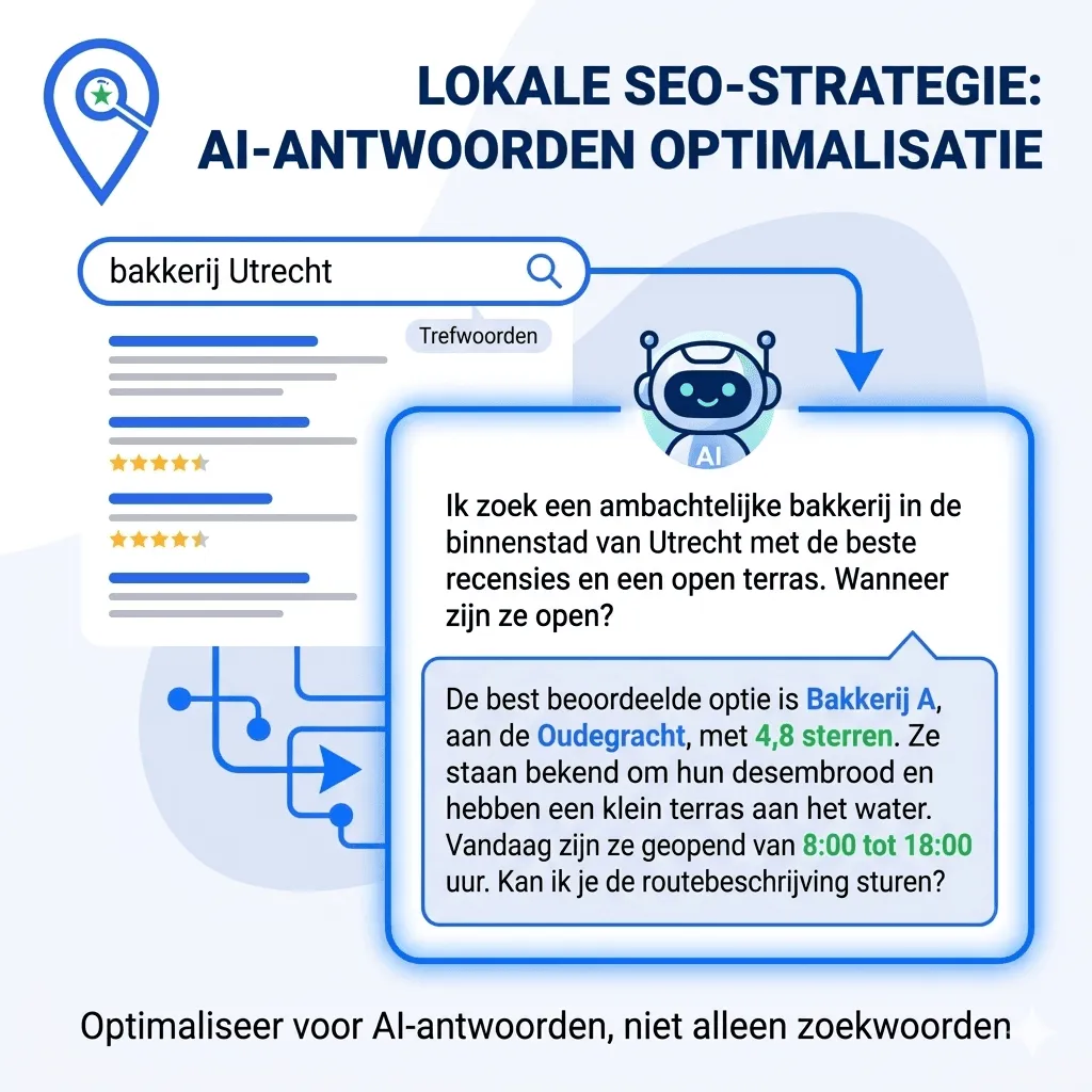 Optimaliseren voor AI-antwoorden: de nieuwe realiteit voor lokale SEO