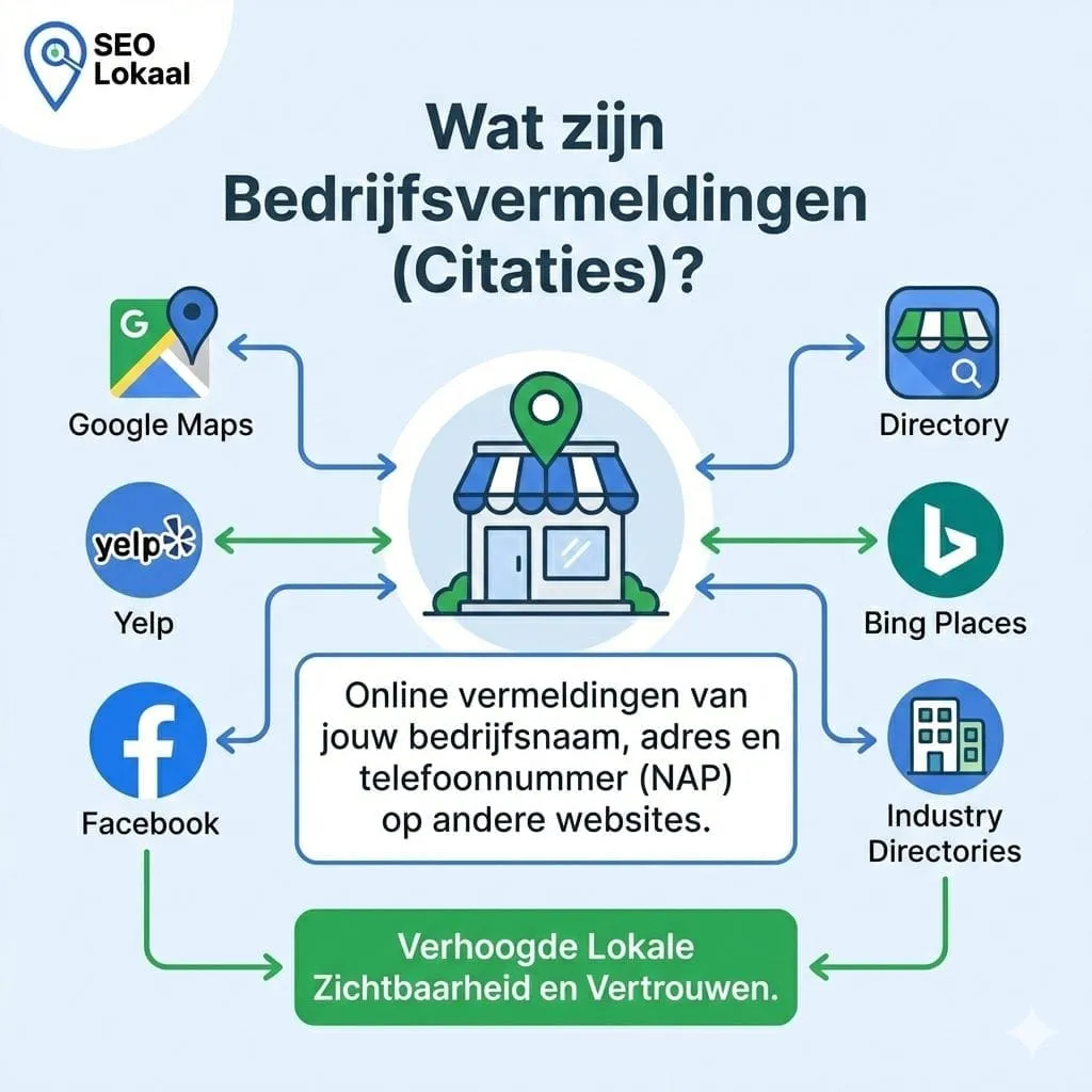 Wat zijn bedrijfsvermeldingen (citaties) en zijn deze belangrijk voor mijn lokale bedrijf?