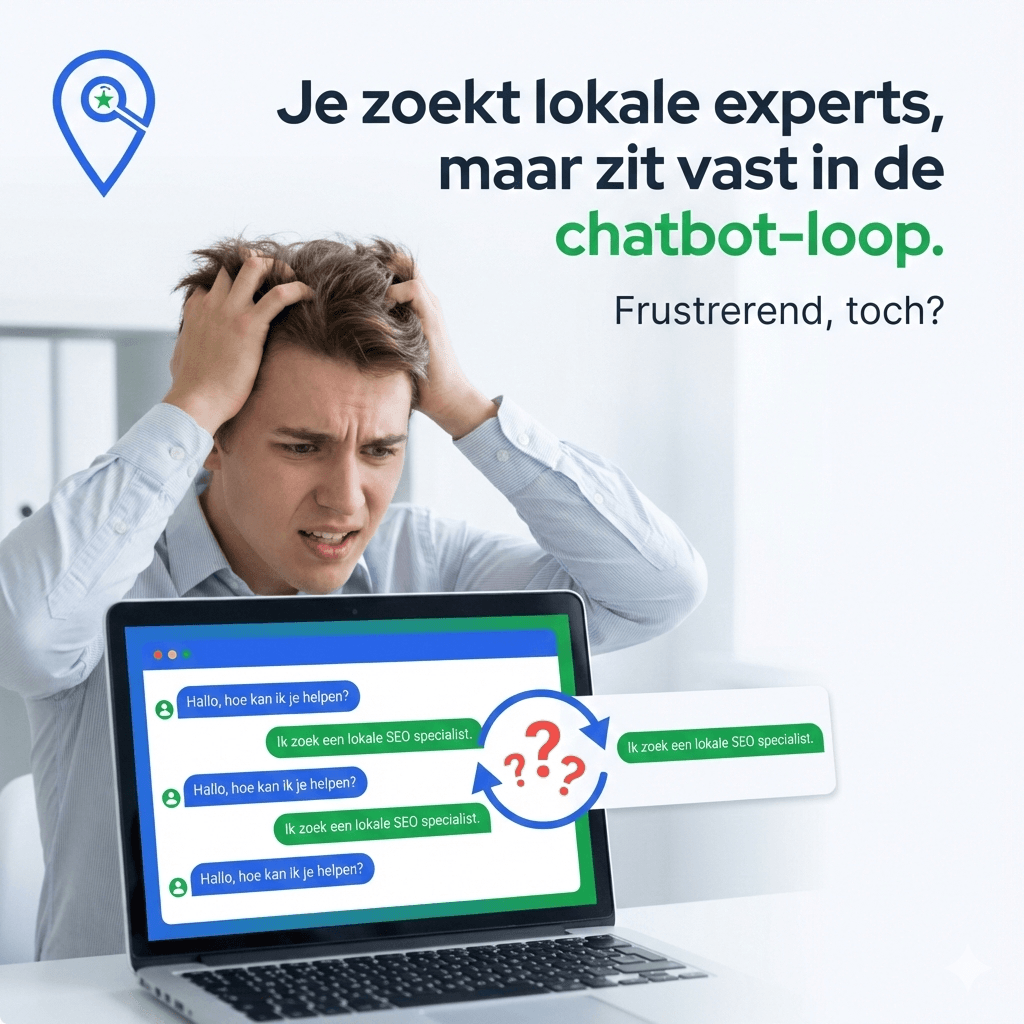 de frustratie wanneer een chatbot niet goed (genoeg) werkt