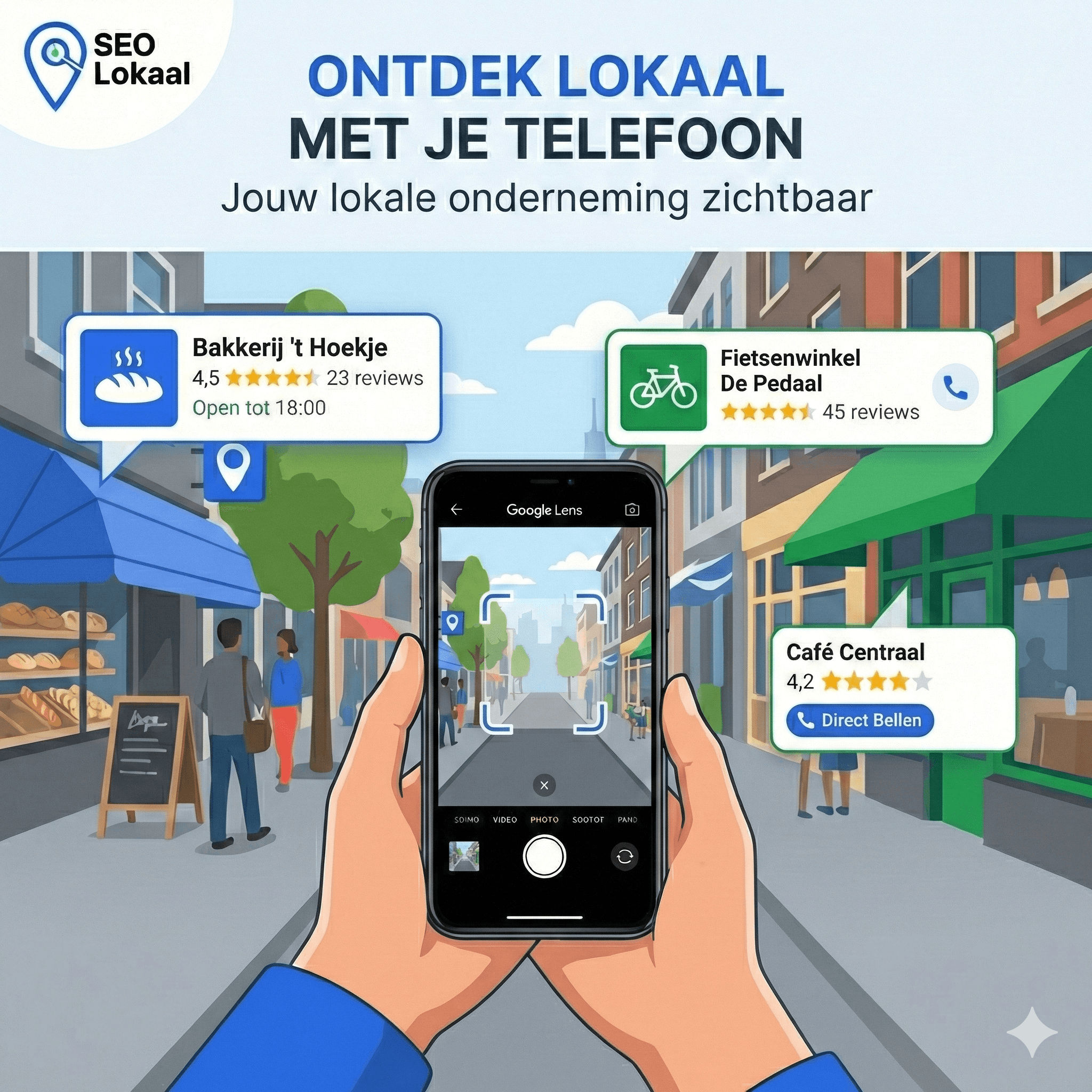 Lokale aanbevelingen door ai in google lens