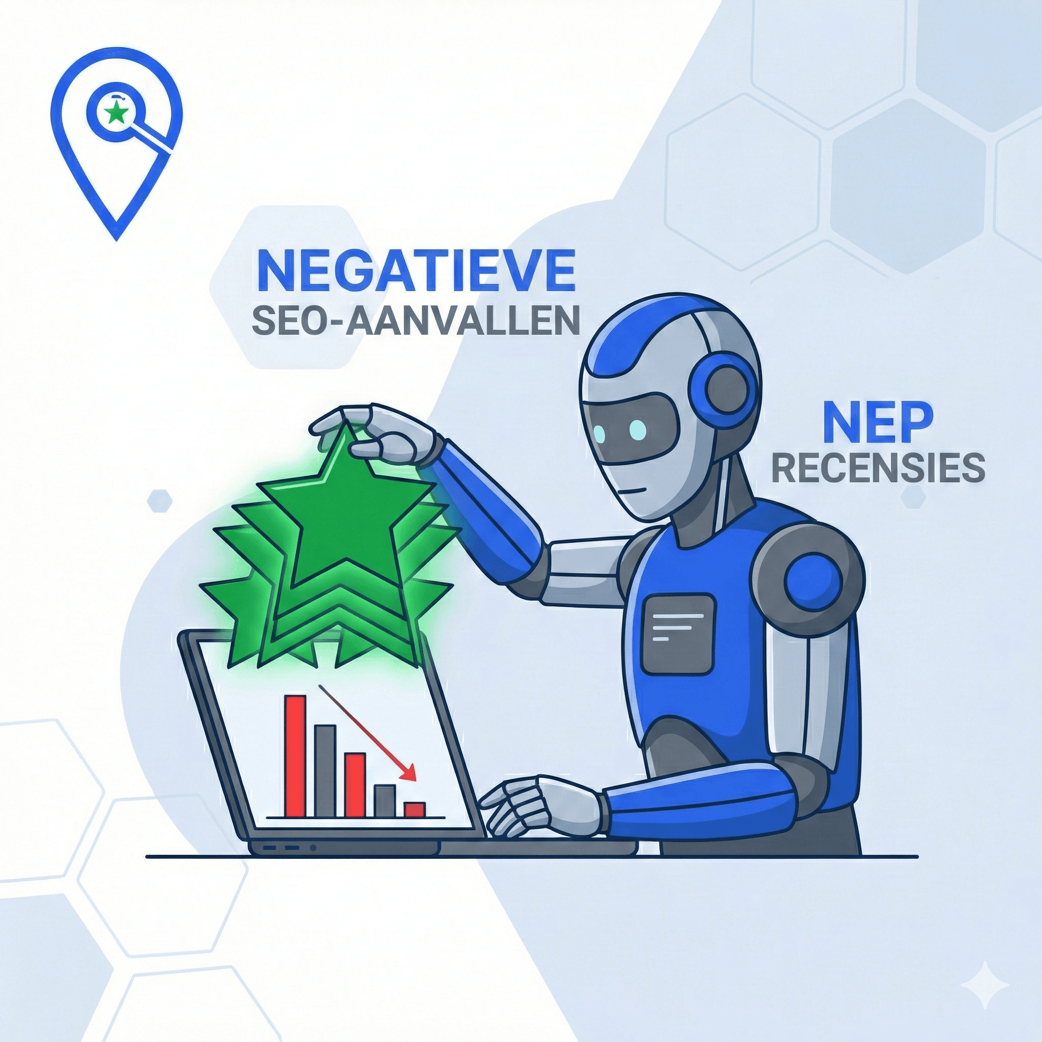 Negatieve review aanvallen door AI