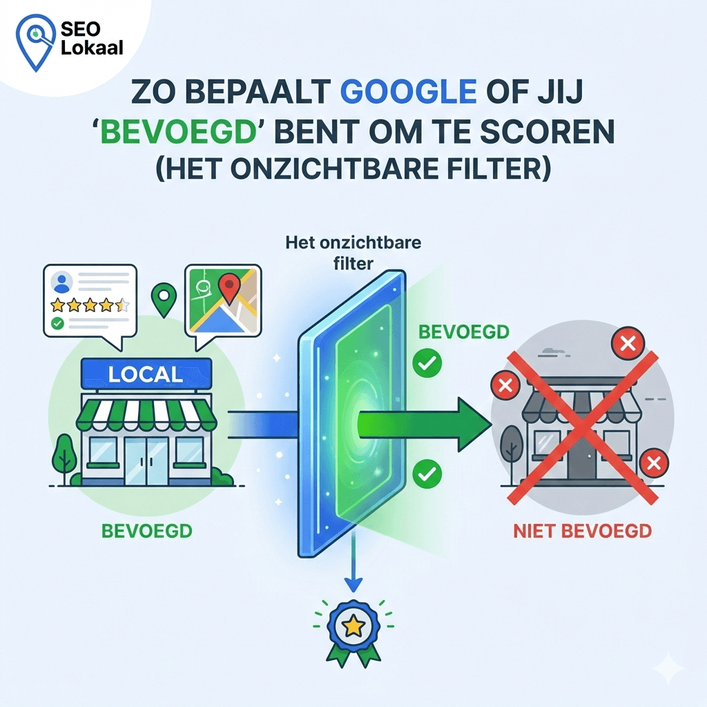 Zo bepaald Google of jij bevoegd bent voor de Maps top 3 als lokaal bedrijf
