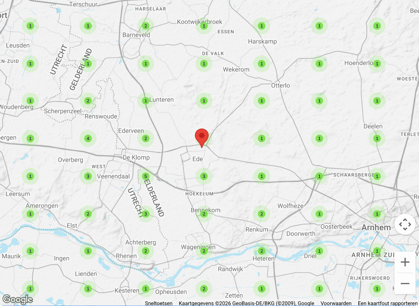 Local ranking grid met top 3 posities voor lokaal bedrijf in Ede met SEO Lokaal samenwerking